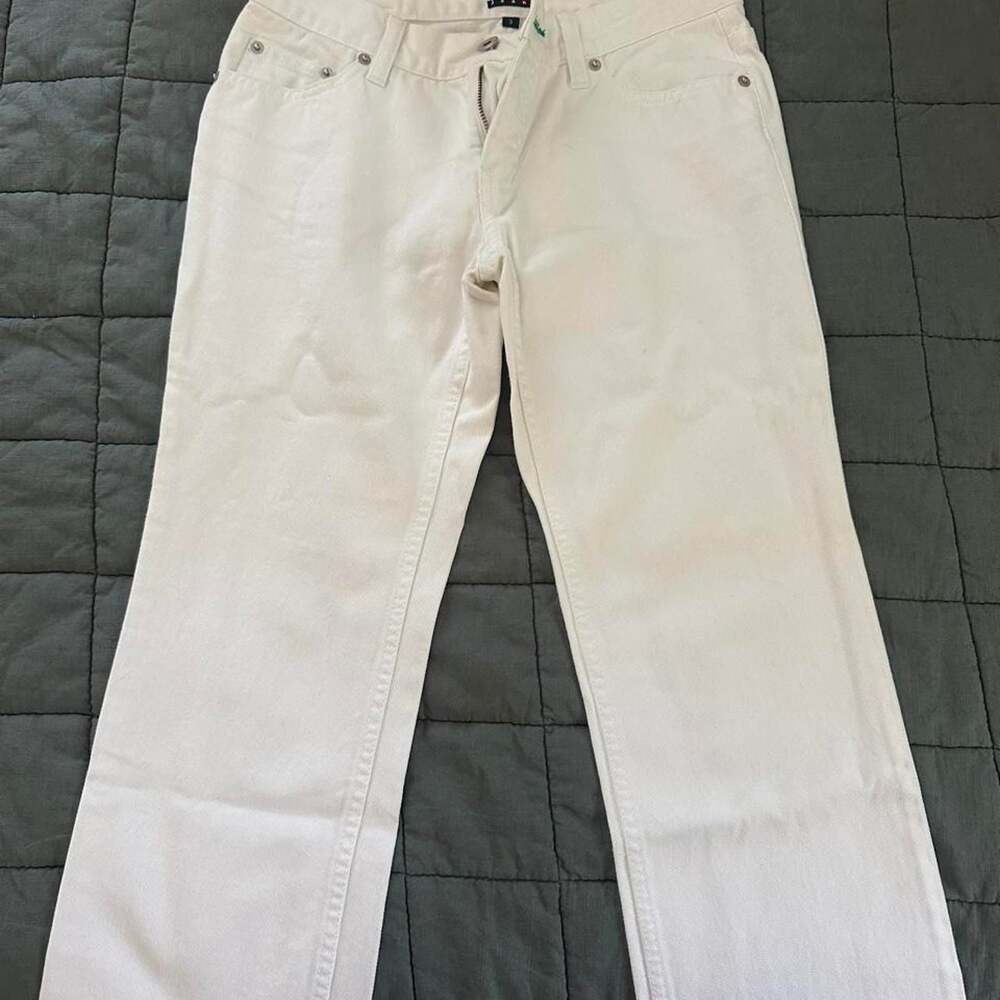 Tommy Jeans White Denim Ankle Jeans Size 3